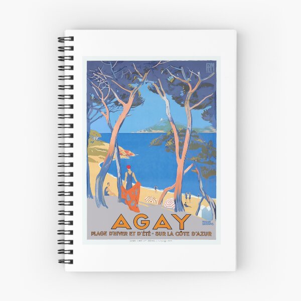 Item preview, 1928 FRANCE Agay French Riviera PLM Travel Poster designed and sold by retrographics.