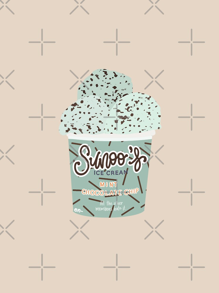 "SUNOO’S MINT CHOCOLATE ICE CREAM // ENHYPEN" Tshirt for Sale by annikaroberto Redbubble