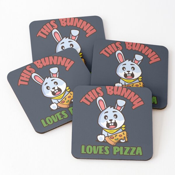 Item preview, This Bunny Loves Pizza designed and sold by Chubuter.