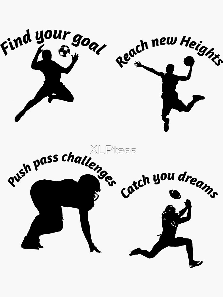 "Sports sticker pack" Sticker for Sale by XLPtees Redbubble