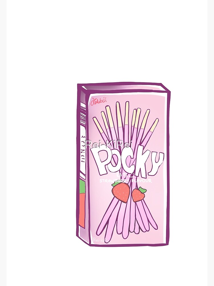 Pink Pocky Kawaii Otaku Print - Kawaii - Magnet