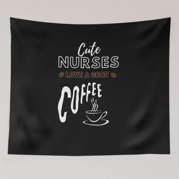 Item preview, Cute nurses love a good coffee designed and sold by DylAtho8.