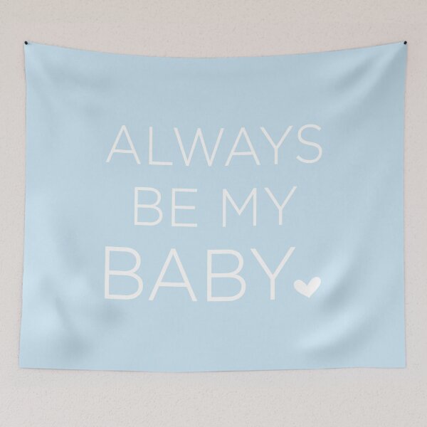 Item preview, Mariah Carey- Always Be My Baby in Pale Blue (Typography) designed and sold by S-NettiThings.
