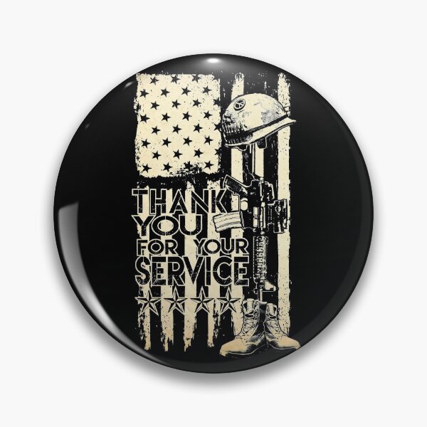 Artikelvorschau, Thank You For Your Service American Flag Military Veteran Gear entworfen und verkauft von DynamicDesign.