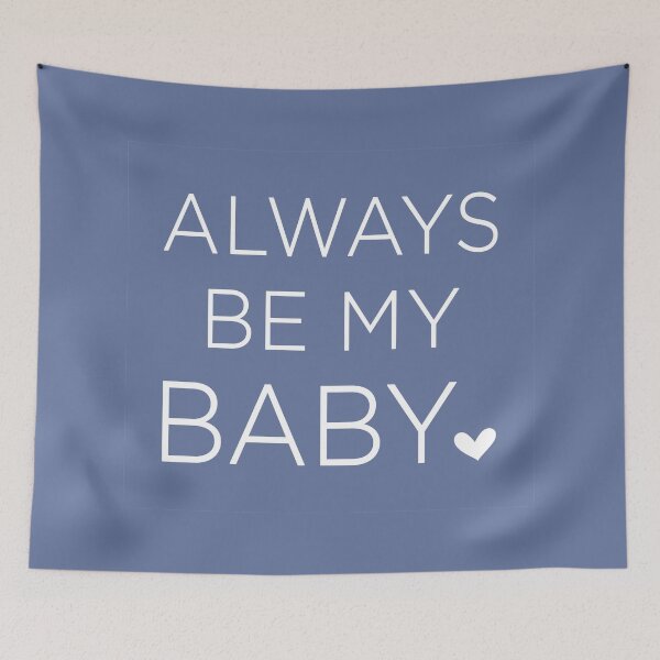 Item preview, Copy of Mariah Carey- Always Be My Baby in Soft Navy (Typography) designed and sold by S-NettiThings.