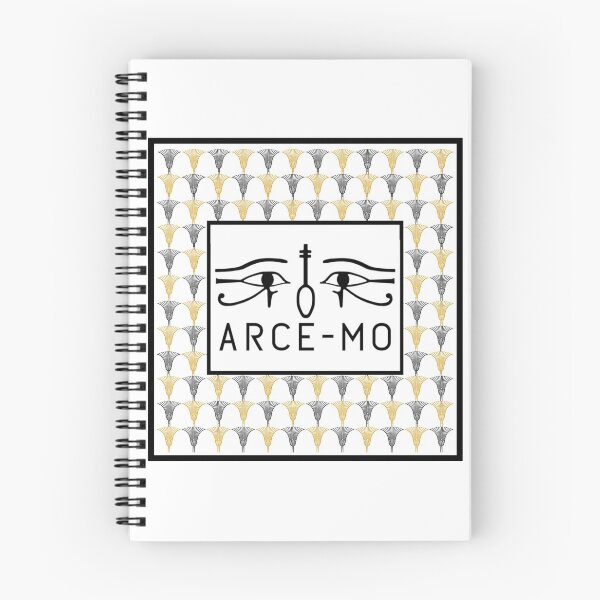 Item preview, ARCE-MO Logo Black and Gold Papyrus Tile designed and sold by ARCE-MO.