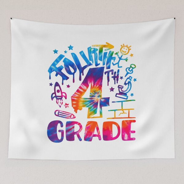 Item preview, Fourth Grade Tie dye VB designed and sold by WaveOcean123.