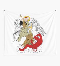 ST MICHAEL THE ARCHANGEL (3) Wall Tapestry