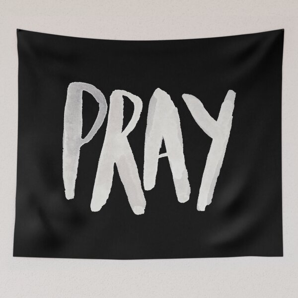 Item preview, Pray Typography II designed and sold by theanointedhome.