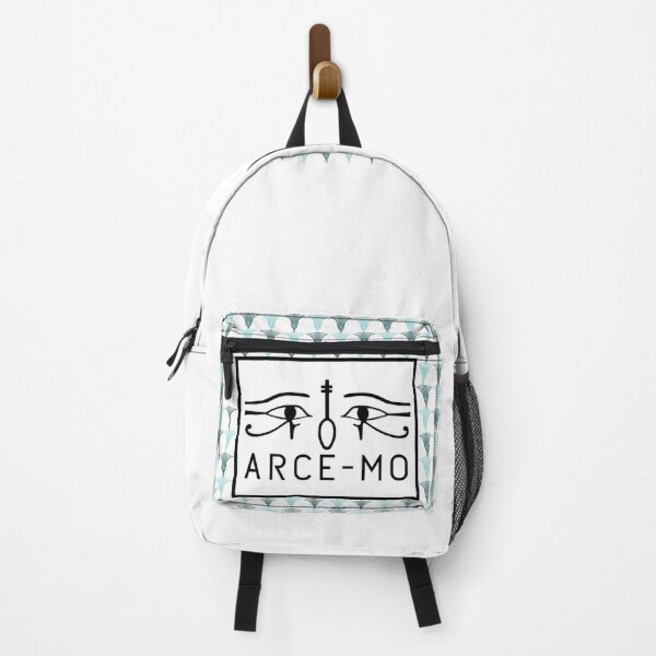 Item preview, ARCE-MO Logo Black and Faience Blue Papyrus Tile designed and sold by ARCE-MO.