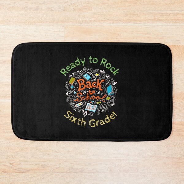 Item preview, Back to School - Ready to Rock Sixth Grade - 6th Grade Teacher and Student designed and sold by DesignByLeo.