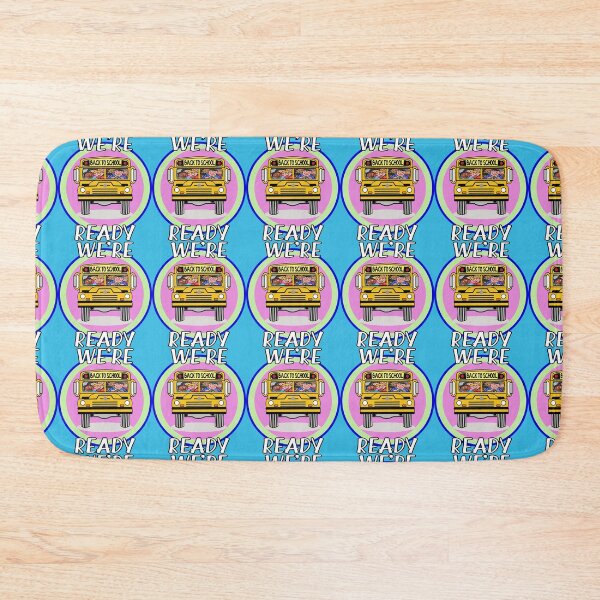 Item preview, We're Ready – Fun, Colorful “Back to School” School Bus Design designed and sold by ThisNThatImages.