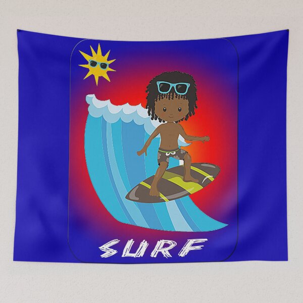 Item preview, Surfer kid boy designed and sold by Astralia.