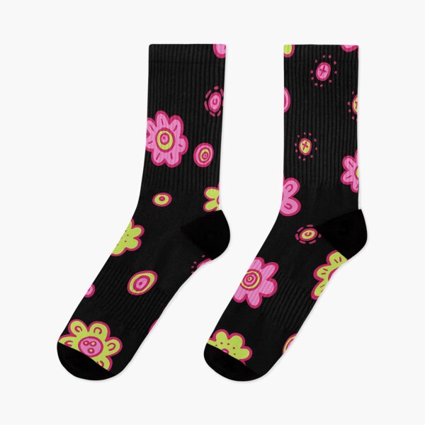 Item preview, Little flowers on black background designed and sold by Molly-Vo.