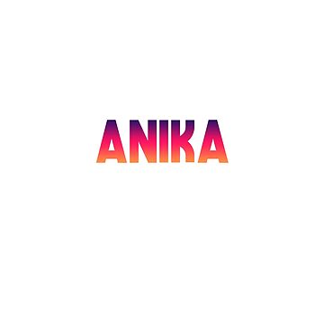 Amazon.com: Anika First Name Pretty Pink Heart Calligraphy Design : Cell  Phones & Accessories