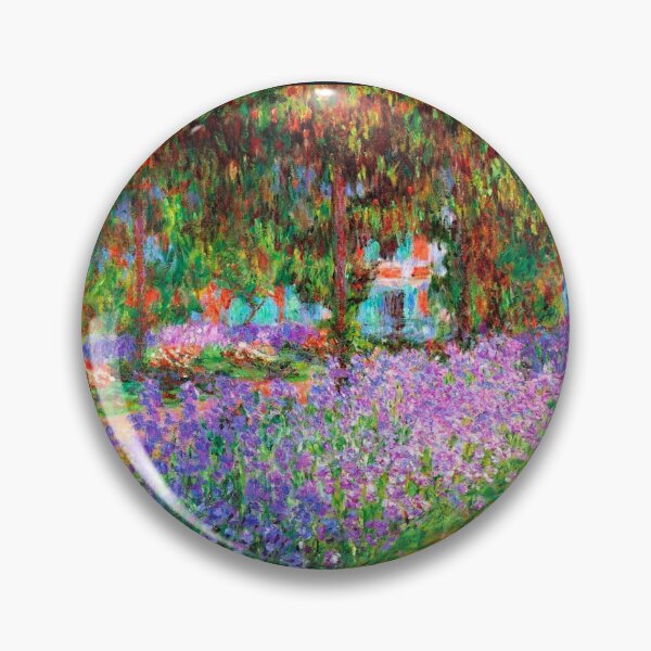 Item preview, Monet - Irises in the Garden designed and sold by FunWithChemo.