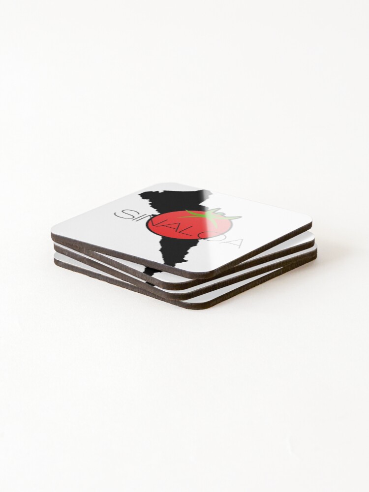 Thumbnail 4 of 5, Coasters (Set of 4), SINALOA  LOGO/ ESTADO/ EMBLEM designed and sold by RinconMerch.