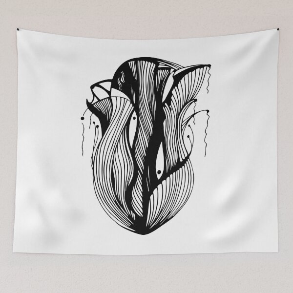 Item preview, Sea Plant Line Pattern  designed and sold by Shop-Milbhuri.