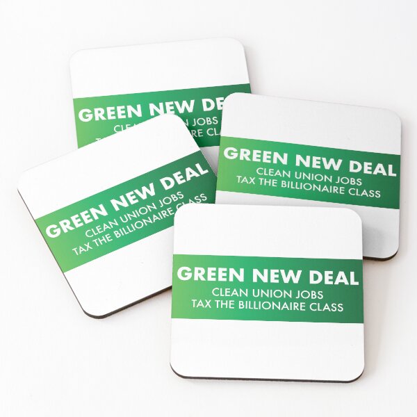 Item preview, Green New Deal clean union jobs tax the rich designed and sold by RossDillon.