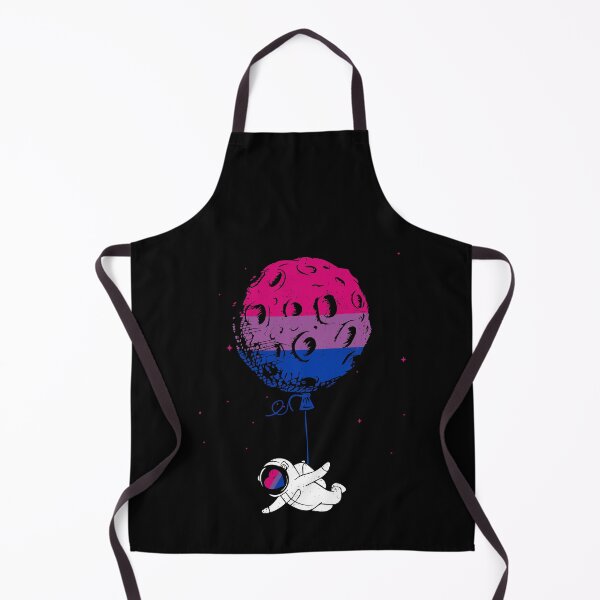 Artikelvorschau, Astronaut Moon Bisexual Flag Space LGBTQ Gay Pride Verbündeter Bi entworfen und verkauft von elisamarez97.