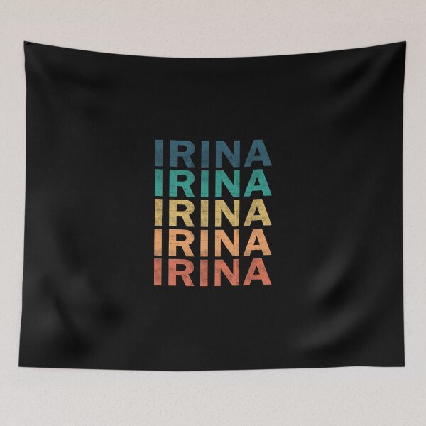 Item preview, Irina Name T Shirt - Irina Vintage Retro Name Gift Item Tee designed and sold by zubakbrita.