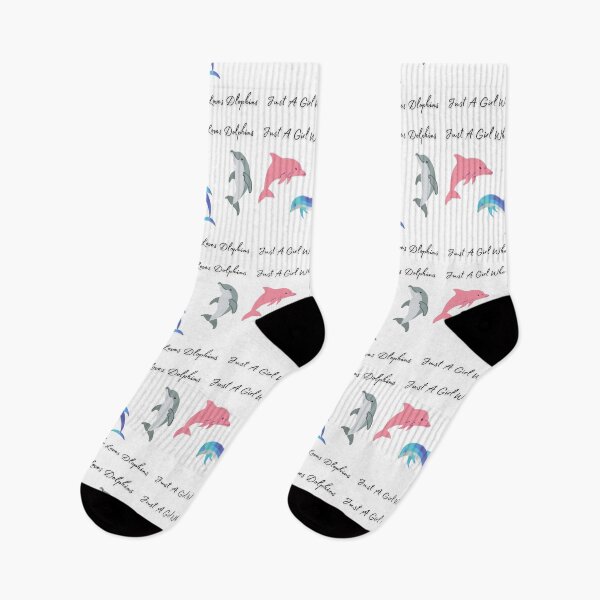 Item preview, Just A Girl Who Loves Dolphins Sticker Pack designed and sold by Nikiolilalala.