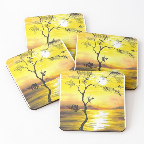 Item preview, Tree at Sunset  designed and sold by ReneeDixonArt.