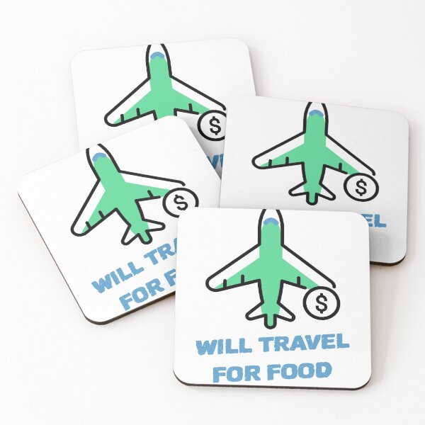Item preview, Will Travel for Food designed and sold by DreamWearin.