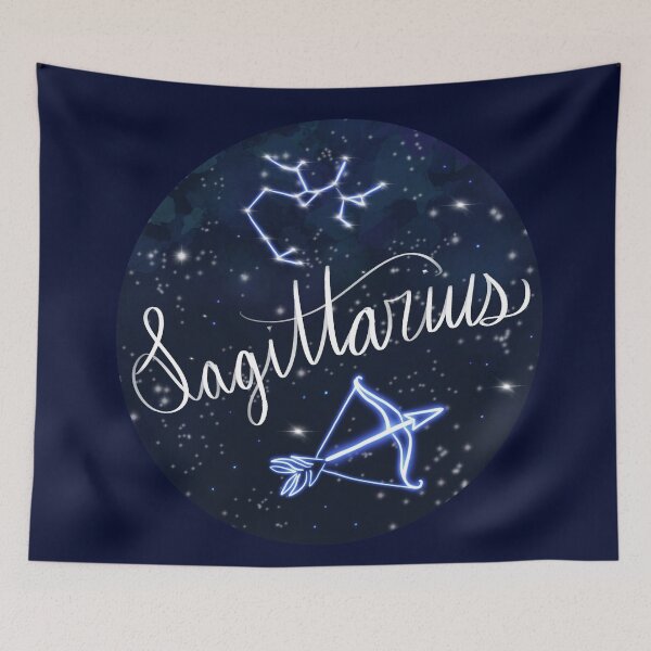 Item preview, Sagittarius Word with Sagittarius Sign Symbols designed and sold by SMillustrations.