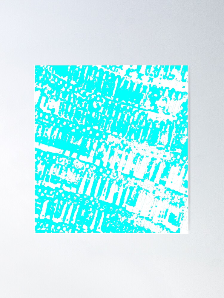 color palette aqua-ice-blue white by Iritof Poster for Sale by iritof