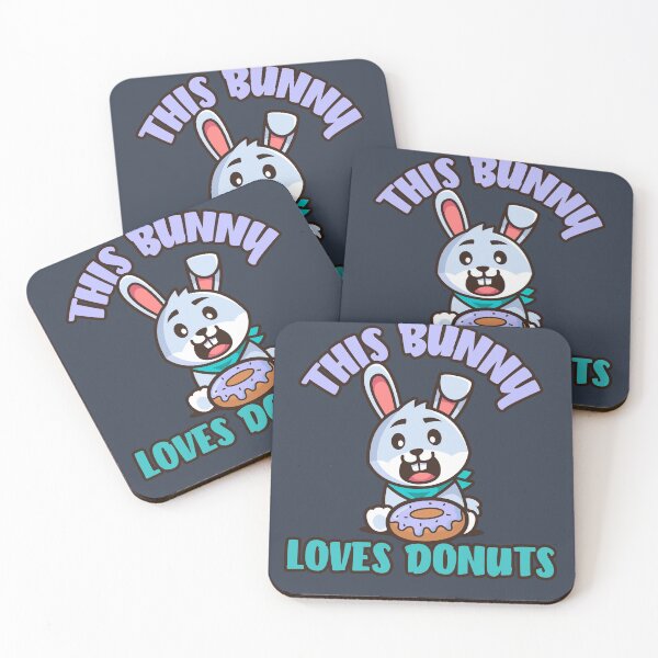 Item preview, This Bunny Loves Donuts designed and sold by Chubuter.