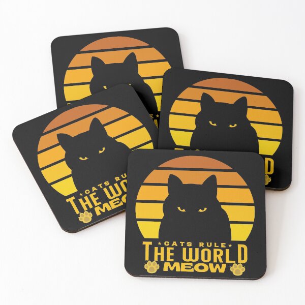 Item preview, Cats Rule The World Meow designed and sold by MemoriesOnPics.