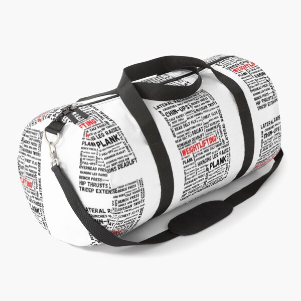 Item preview, Weightlifting Typography Box Black - Funny Gym designed and sold by GymWearDepot.