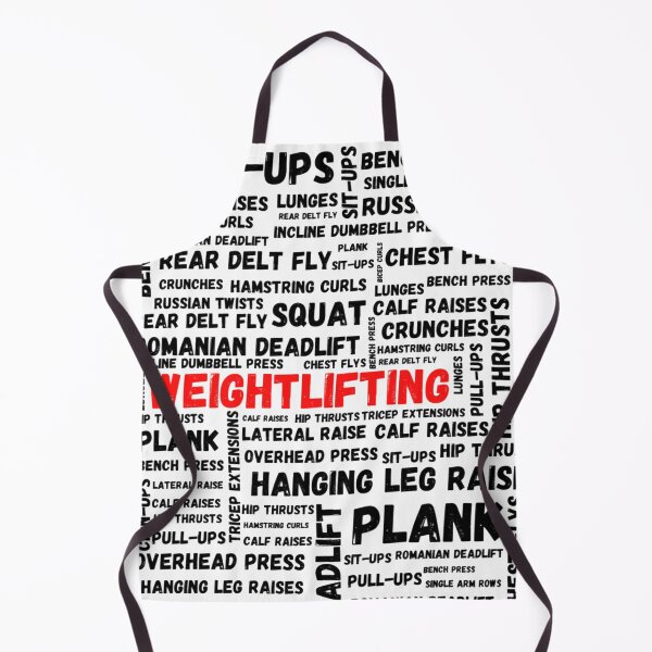 Item preview, Weightlifting Typography Box Black - Funny Gym designed and sold by GymWearDepot.