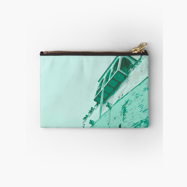 Item preview, Abstract India architectural print - minty blue-green  designed and sold by Boho Contessa.