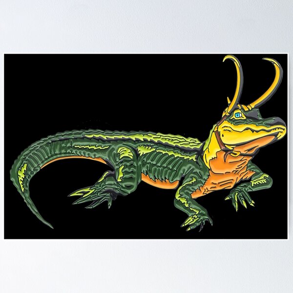Item preview, Loki gator Alligator loki Croki Crocodile God of mischief designed and sold by Meyer903.