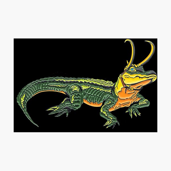 Item preview, Loki gator Alligator loki Croki Crocodile God of mischief designed and sold by Meyer903.