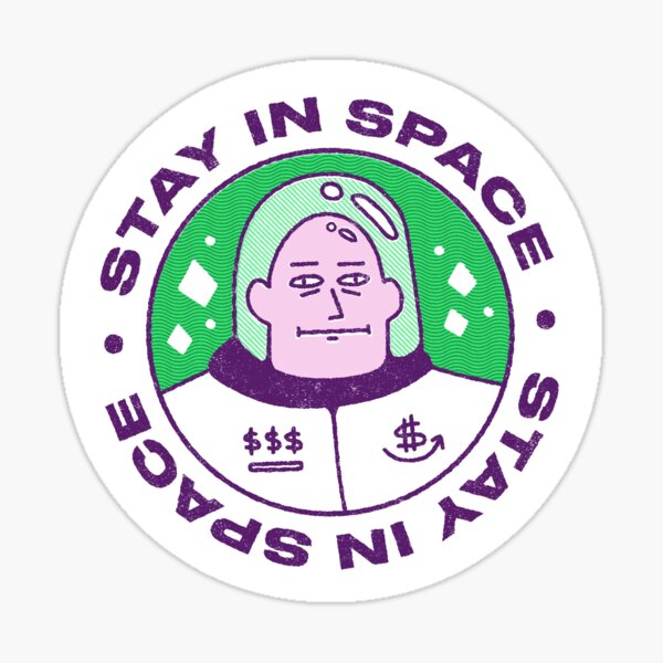 Item preview, Billionaire Stay In Space - Blue Origin Launch designed and sold by emileebeeson.