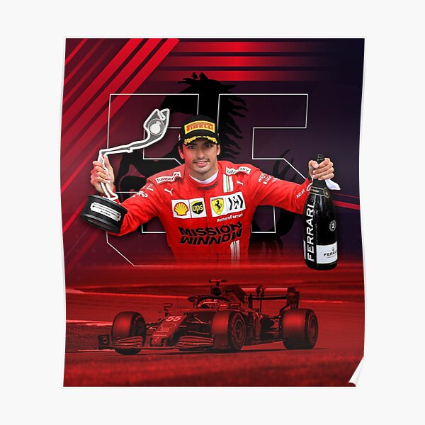 Carlos Sainz Posters | Redbubble