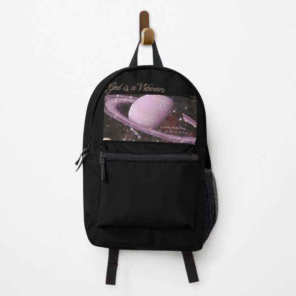 Vista previa del artículo con la obra «Dios es una mujer: espacio, universo, planetas brillantes (sobre negro)», diseñado y vendido por thewayitshine.