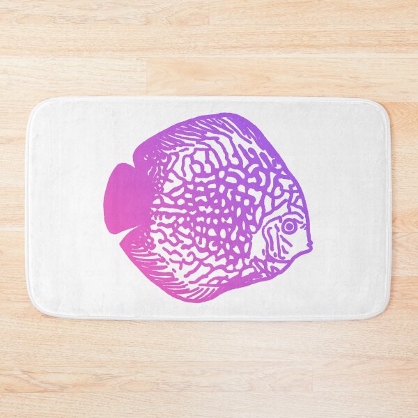 Item preview, Pink and Purple Discus Fish  designed and sold by CaptinAubs.