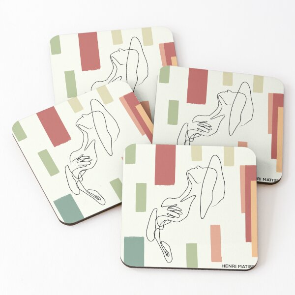 Item preview, Henri matisse simple one line woman portrait drawing  designed and sold by Artistic  Media.