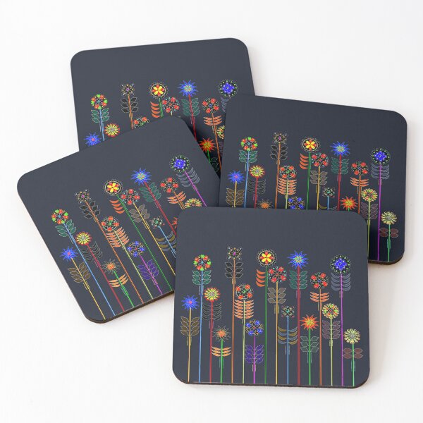 Item preview, Victorian Floral Garden - Neon Art 2 designed and sold by Vk91.