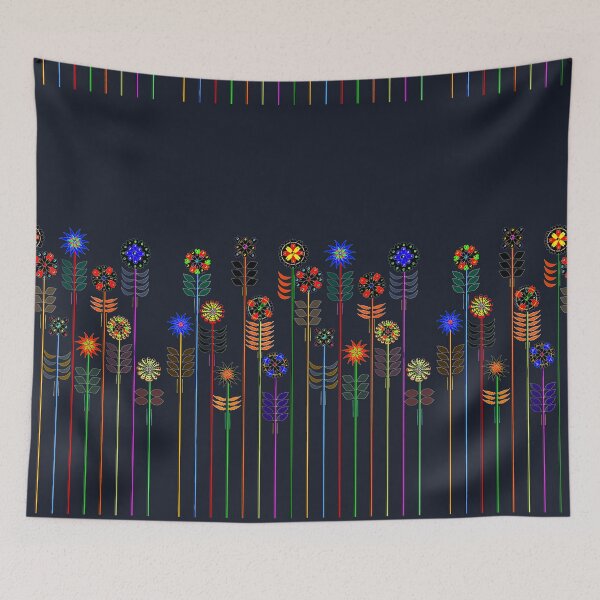 Item preview, Victorian Floral Garden - Neon Art 2 designed and sold by Vk91.