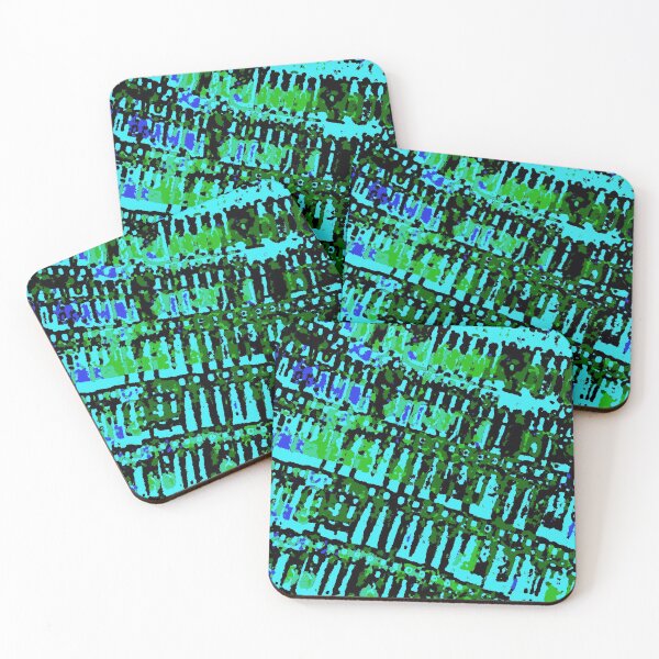 Item preview, color palette Olive Turquoise Black by Iritof designed and sold by iritof.