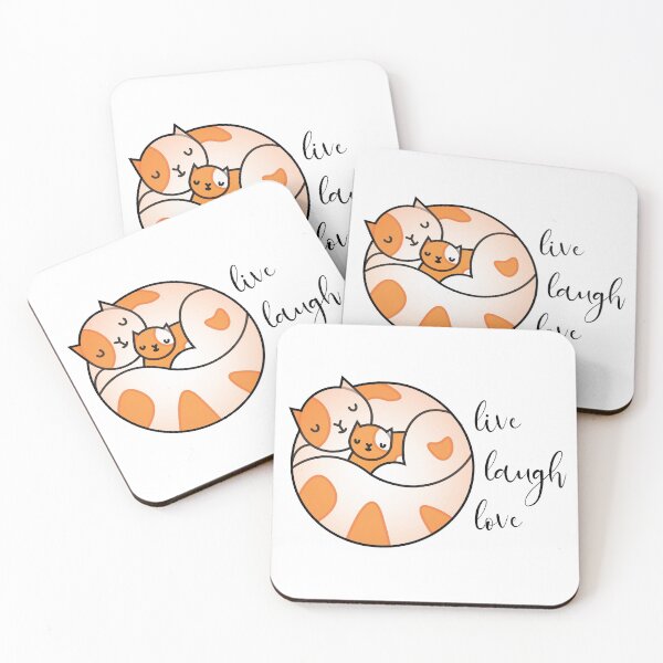 Item preview, Live laugh love - cat designed and sold by FunnyChameleon.