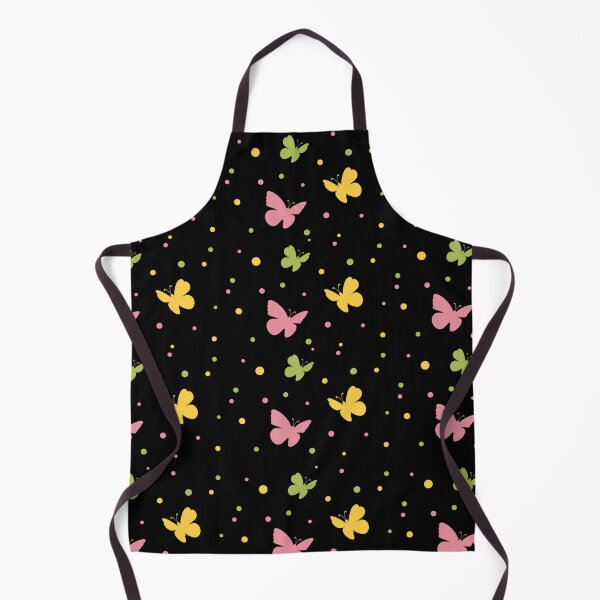 Item preview, Butterflies pattern on black background  designed and sold by Molly-Vo.