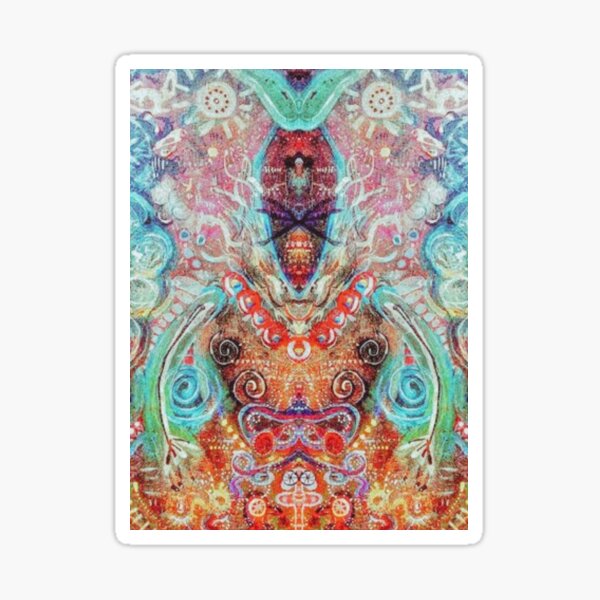 lissersjen - mandela mirror Sticker