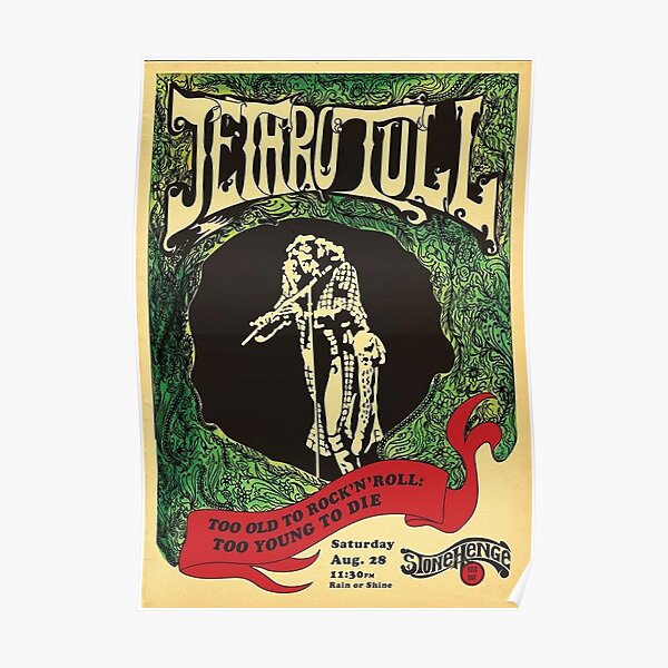 Ian Anderson Poster, Jethro Tull Gift,Ian Anderson of Jethro Tull