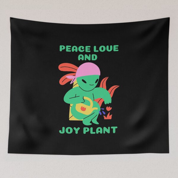 Item preview, Love Peace And Joy Plant - alien planting - gardening designed and sold by SunsetCloud.